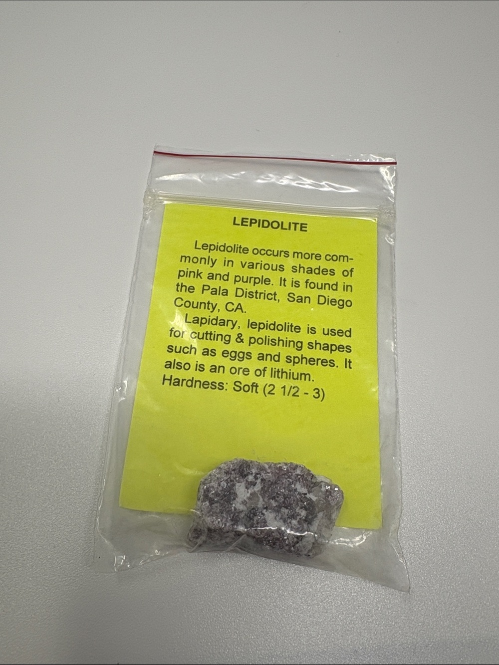 Lepidolite Reptile Mineral Specimen - Purple